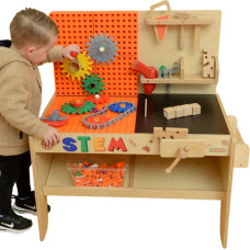 Masterkidz Koka darbnīca XXL Montessori STEM ar instrumentiem un aksesuāriem