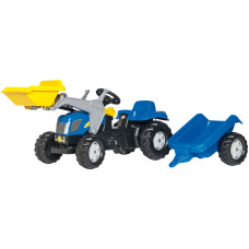 Rolly Toys rollyKid New Holland tractor with bucket and trailer