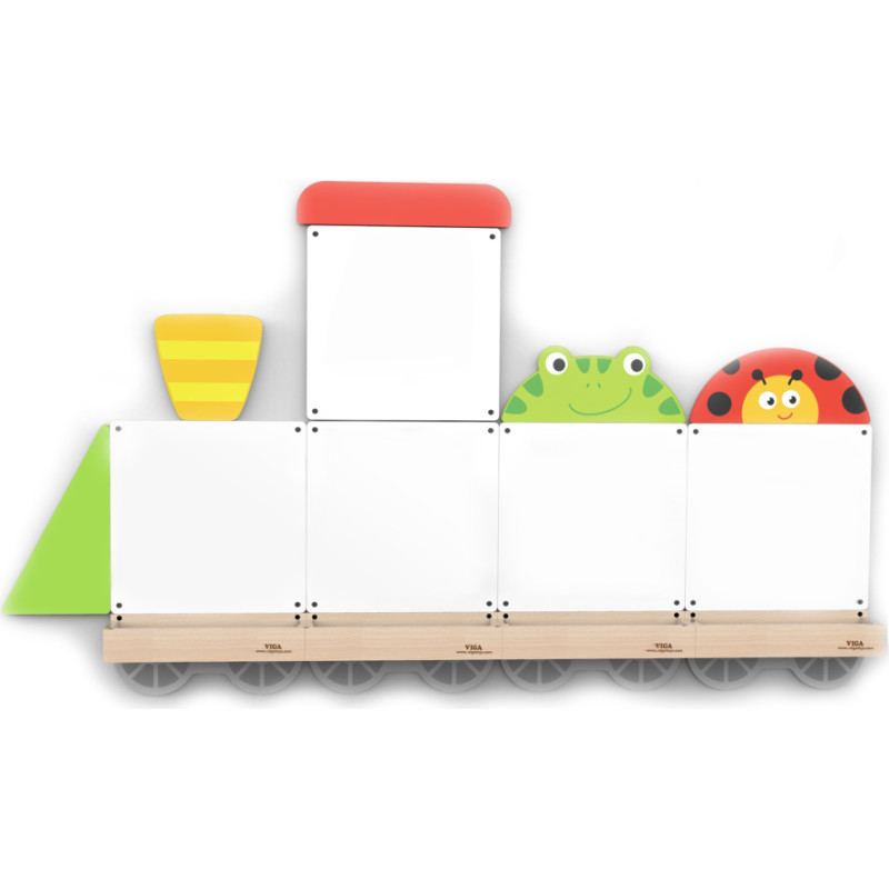 Viga Toys VIGA Izglītības padomes sistēmas Train Animals FSC sertifikāts