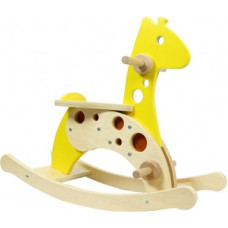 Masterkidz Drewniana Żyrafa Na Biegunach Bujak