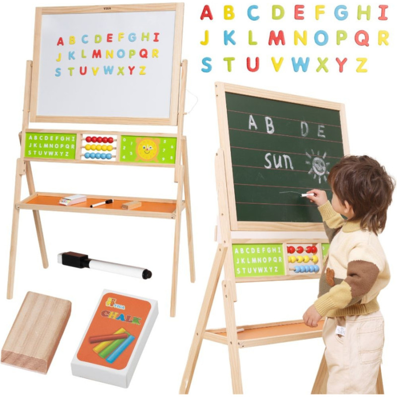Viga Toys VIGA Large Educational Board 2 in 1