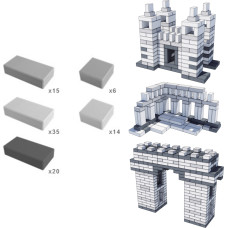 Classic World EDU Bricks EVA Soft для строительства 90 шт.