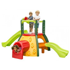 Little Tikes Super Monkey Grove krāsains 2/1 rotaļu laukuma slidkalniņš