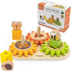 Viga Toys VIGA Koka zobratu šķirotājs 