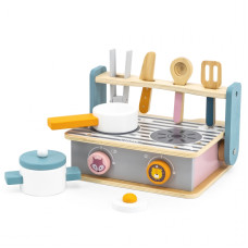 Viga Toys Wooden Folding Stove and Grill
