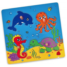 Viga Toys Wooden Puzzle Sea Surprise Jigsaw