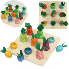 Masterkidz Educational Board Vegetables Learning Numbers and Colors Montessori
