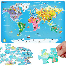 Classic World World Map Puzzle