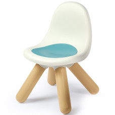 Smoby Садовый стул со спинкой для комнаты, бело-синий