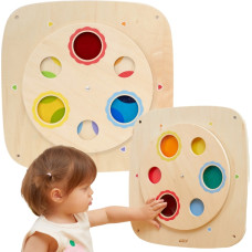 Viga Toys VIGA Drewniana Tablica Manipulacyjna Sensoryczna Mieszanie Kolorów