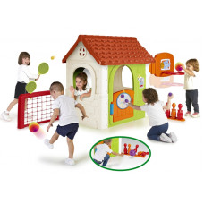 Feber Многофункциональный игровой домик Activity House 6 в 1 с играми в комплекте