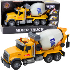 Woopie Ciężarówka Betoniarka Obrotowy Bęben Światła Dźwięki Żółta