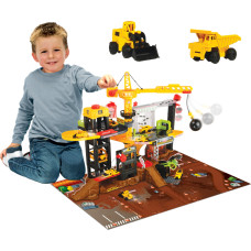Dickie Huge Construction Set with a Crane 79 cm + 4 cars