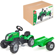 Falk Green Pedal Tractor + Trailer and Horn for 2 years.