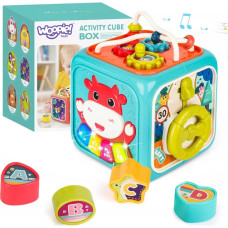 Woopie Развивающий сенсорный сортировщик кубиков Монтессори 6 в 1