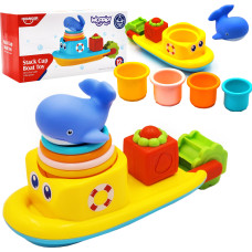 Woopie BABY Water Toy Ship Whale Overflow Cups