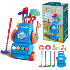 Woopie Golf Set + Accessory Stand on Wheels