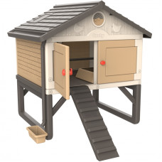 Smoby Cluck Cluck Chicken Coop For 4 Hens with Egg and Book