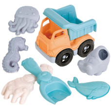 Woopie Sand Set with Toy Car 7 pcs. BIODEGRADABLE ORGANIC MATERIAL