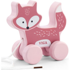 Viga Toys Viga Wooden Fox vilkšanai - PolarB