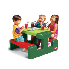 Little Tikes Sulīgs zaļš piknika galds bērniem