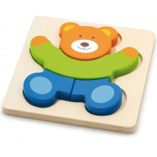 Viga Toys Первый деревянный пазл VIGA Baby, Мишка Тедди.