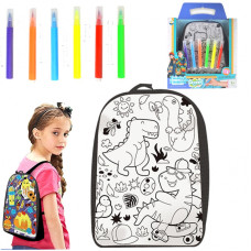 Woopie ART&FUN Mākslas komplekts meitenēm, gleznošanas mugursoma