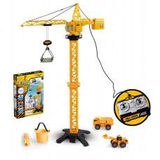 Woopie Tālvadības celtnis celtnis 103 cm R/C ekskavatora kravas automašīna + 4 piederumi