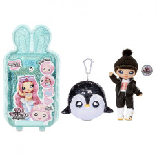 MGA На! На! На! Surprise Sparkle - кукла Андре Лавина и пингвин в серии с помпоном и блестками из воздушного шара с конфетти