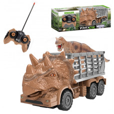 Woopie Tālvadības automašīna RC Dinozaurs Brown + figūriņa