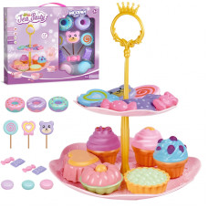 Woopie Confectionery Set Stand with Cupcakes 18 pcs.