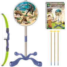 Woopie Little Archer Set Dinosaurs Bow Arrows Shield 32 gab.