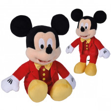 Simba DISNEY Mikipeles talismans spīdīgi sarkanā smokingā, 25 cm