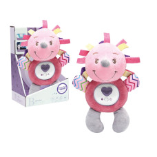 Woopie BABY Интерактивная плюшевая приятная игрушка для малышей со световым звуком, прорезывателем-ежиком, игрушка для сна