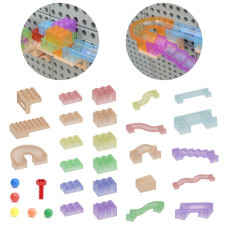 Masterkidz Ball Track Construction Set STEM Board 120 pieces