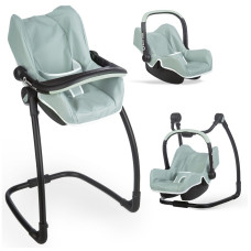 Smoby Maxi Cosi Quinny 3in1 feeding chair for a doll. Rocker carrier