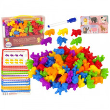 Woopie Educational Set Learning Counting Color Sorting Animals 83 pcs.