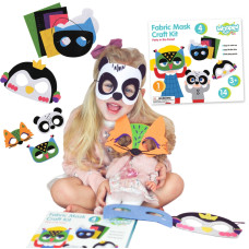 Woopie ART&FUN Creative Set of Felt Masks Do it Yourself 4 pcs.