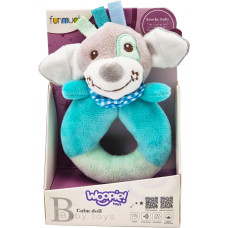Woopie BABY Rattle Plush Cuddly for Babies Dog
