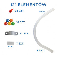 Masterkidz Pipe System for STEM Board 121 elements