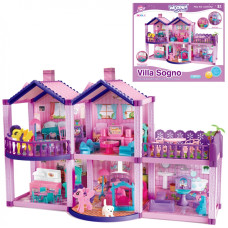 Woopie PONY FANTASY VILLA Pony Dollhouse 120 gab.