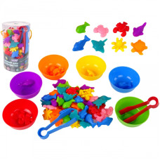 Woopie Educational Game Color Sorter Sea Land 64 pcs.