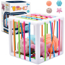 Woopie Flexible Sensory Cube Sorter for Children, Crazy Shapes, 5 pcs.