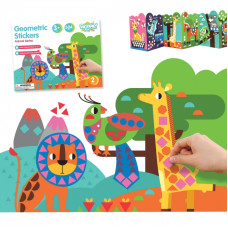 Woopie ART&FUN Stickers Set Match Shapes and Colors Animals Scrapbook 504 pcs.