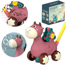 Woopie Pushing Fudge with Sound and Soap Bubbles, pink