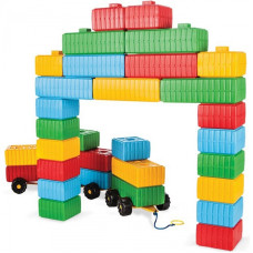 Woopie XXL Construction Bricks Set with Toy Car 43 pcs.