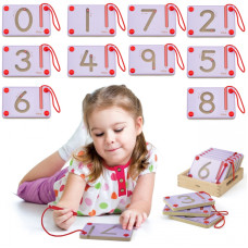 Viga Toys Magnetic Tablets Learning to Write Numbers Montessori