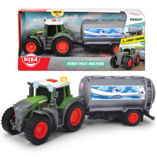 Dickie Farm Fendt traktors ar piena piekabi 26cm