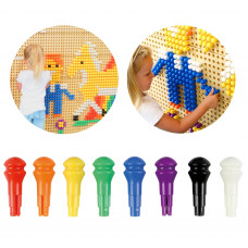 Masterkidz Colorful Pegs for the Science Board 512 Pieces 8 Colors