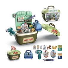 Woopie Pārnēsājams Pet Shop 2in1 Čemodāns 22 gab.